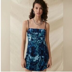 Urban Outfitters tye-dye velvet mini dress